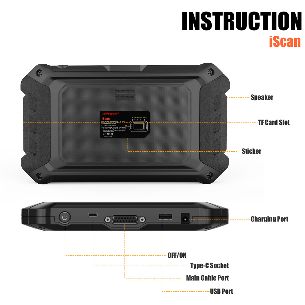OBDSTAR iScan HARLEY DAVIDSON Motorrad Diagnose Tool und Key Programmer – Bild 8